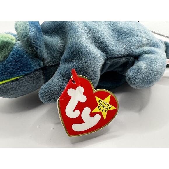 TY Beanie Baby Babies Stuffed Animal Plush Chameleon Rainbow 1997 - Picture 12 of 13